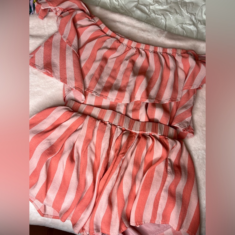 Buddy Love Striped Short Set - Size Small